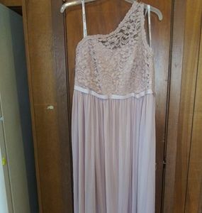 David Bridal Rose colored Prom Dress size 20